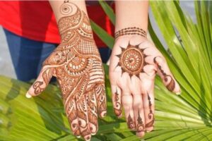 Ilutrasi tangan pengantin di henna/pacar @PIXABAY20